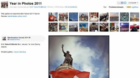 Yahoo y Flickr hacen sus resúmenes de fin de año