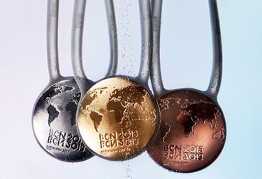 Lagranja y Lékué sorprenden con sus medallas para el Mundial de Natación de Barcelona 2013