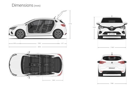 Dimensiones Clio