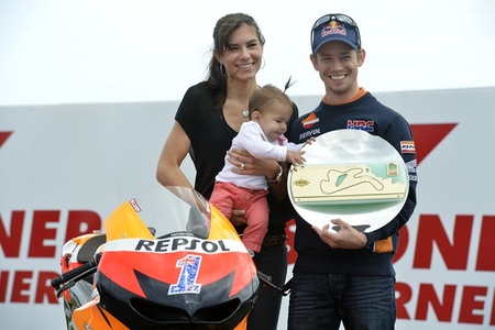 Casey Stoner y familia