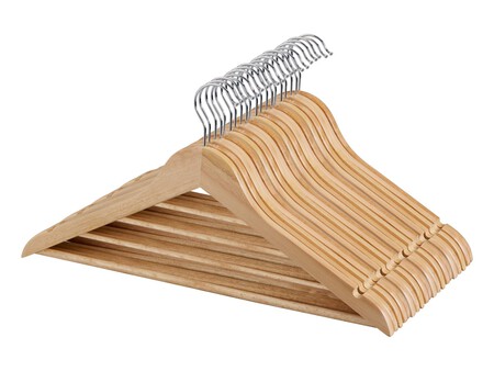 perchas madera