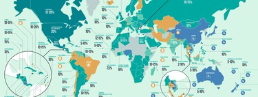 The standard tip that occurs in each country in the world, explained in these detailed maps