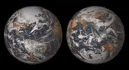 La NASA publica una imagen de 3,2 Gigapixels del planeta Tierra a base de 'selfies'