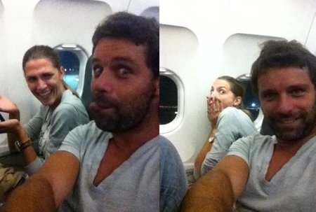 Laura Sánchez y su novio, jóvenes, simpáticos y solidarios