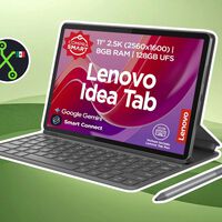 Tablet Android barata con teclado y 128 GB de memoria. Buena para escribir documentos de Word 