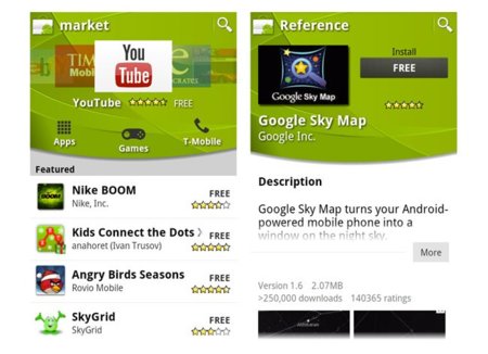 Android Market se lava la cara y mejora la información de aplicaciones