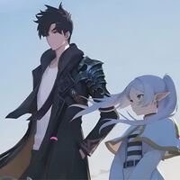 Solo Leveling y Frieren se unen en una colaboración inesperada y me encanta. Estoy deseando ver a Himmel como cazador  