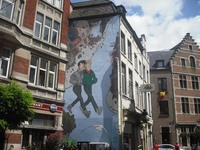 Los murales de cómics de Bruselas