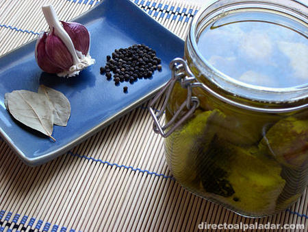 Bonito en escabeche. Receta