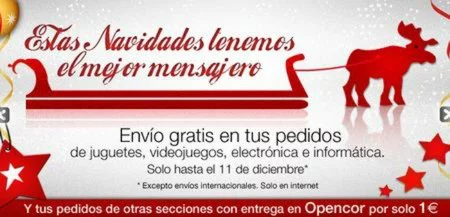 'El  Corte Inglés' elimina los gastos de envío en Navidad