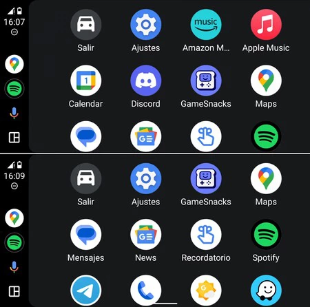 Android Auto Pantalla