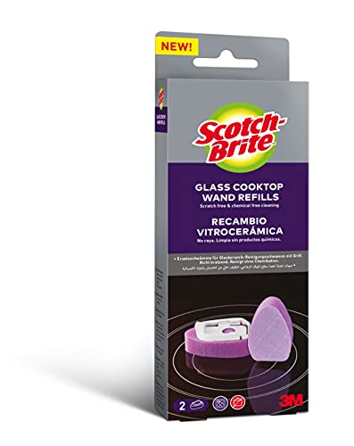 Scotch-Brite Recambio para vitrocerámica, paquete de 2
