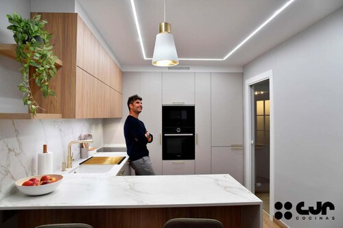 cocinas estrechas y alargadas