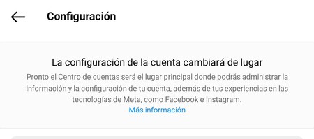 Configurar Cuenta Centro Cuentas Instagram