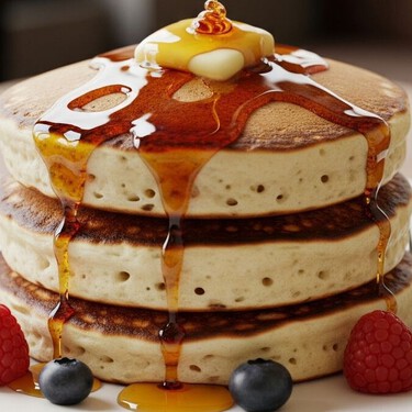 Hot cakes esponjosos estilo chef Andrés Gallegos: la receta casera para preparar los pancakes virales sin gastar de más