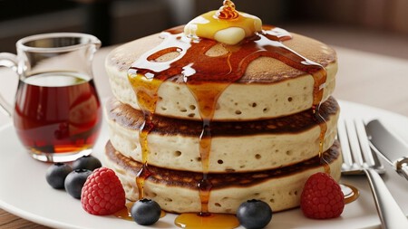 Hot cakes esponjosos estilo chef Andrés Gallegos: la receta casera para preparar los pancakes virales sin gastar de más