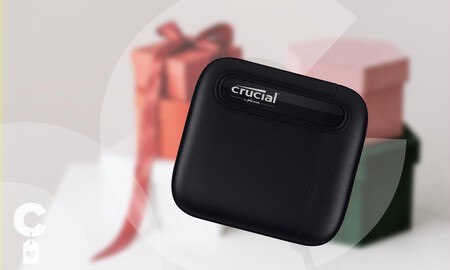 Si quieres regalar un disco duro SSD poequeño y veloz, tienes el Crucial X6 de 1 TB por menos de 100 euros en Amazon
