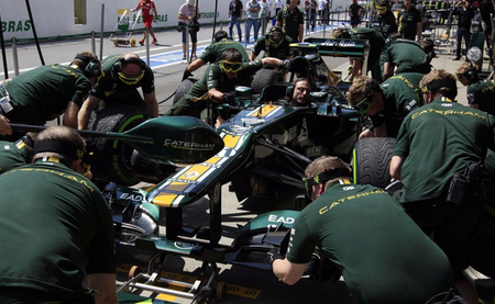 Caterham podría seguir usando el mismo chasis de cara a la temporada 2013