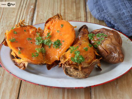 Cómo asar boniatos con tu freidora de aire, la receta clásica de otoño sin encender el horno