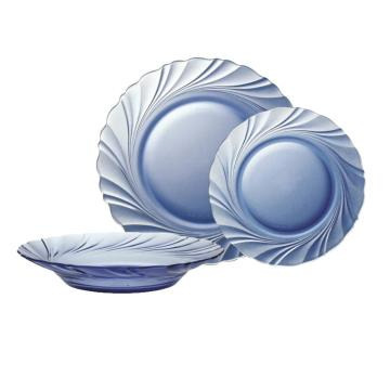 Duralex - Vajilla Duralex Beau Rivage Marine 18 piezas