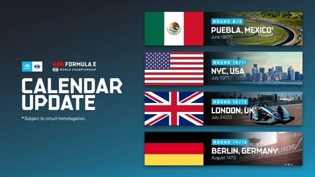 La Fórmula E regresa a México en 2021: el Autódromo Miguel E. Abed en Puebla será la sede