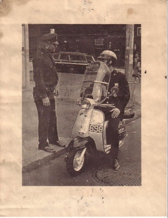 Lambretta de la policía de Nueva York