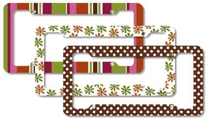 Pretty Plate Frames, matrículas ideales