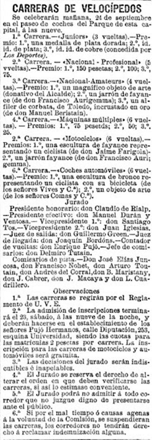 Carreras en la ciudadela