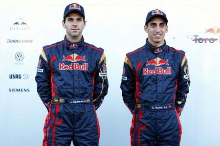Jaime Alguersuari y Sebastian Buemi se acusan mutuamente de impactar con Nick Heidfeld