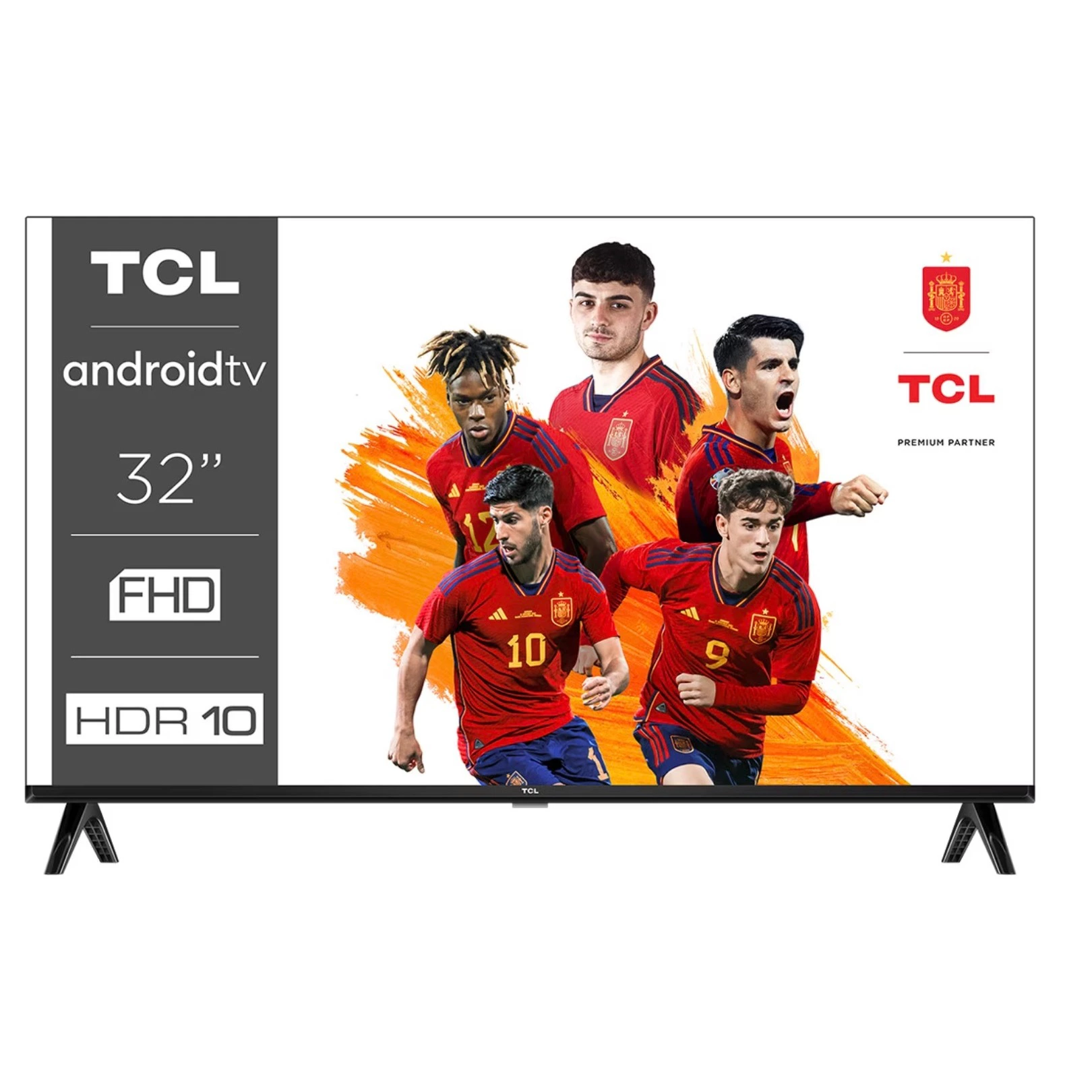 TV LED 80 cm(32") TCL 32S5400AF, Full HD Smart TV, Android TV, compatible Google Assistant, Chromecast y Google Home, Diseño delgado
