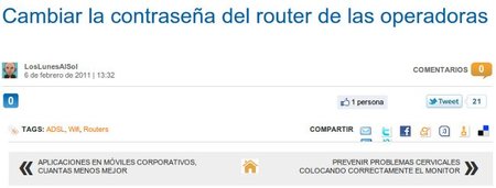 Más redes sociales y mejor navegación