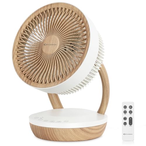 MYCARBON Ventilador de Mesa DC Motor 20dB 