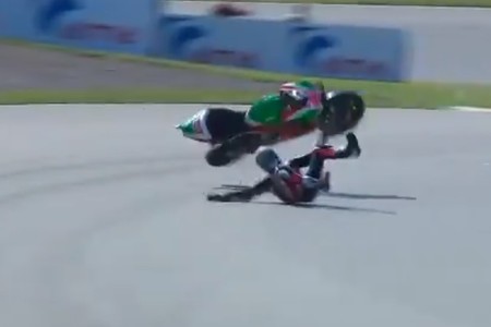 Aleix Espargaró será baja en la carrera de MotoGP en Alemania tras una dura caída en el warm-up