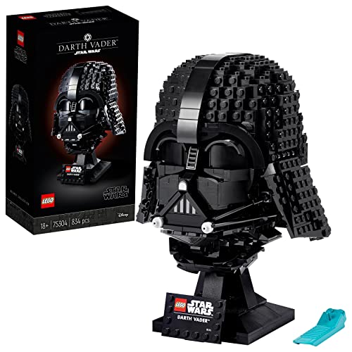 LEGO Star Wars Casco de Darth Vader Maqueta de Construcción y Manualidad para Adultos, Pieza de Colección, Regalo para Hombres y Mujeres Fans de la Saga de la Guerra de Las Galaxias 75304