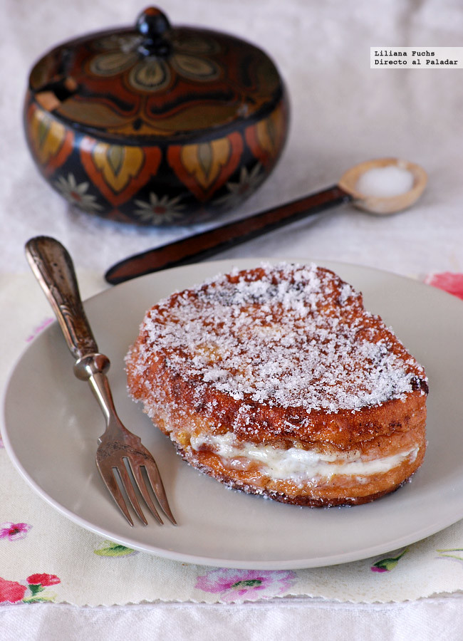 Torrijas rellenas de crema de queso: receta de Semana Santa para un capricho