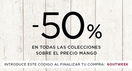Nuevo outlet de Mango a mitad de precio, hasta el 26 de mayo