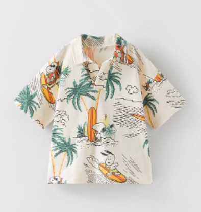 CAMISETA POLO SNOOPY SURF PEANUTS™