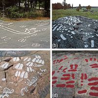 Hace 3.000 años no había notarios, así que en Suecia los acuerdos y matrimonios se cerraban con huellas de pies talladas en roca