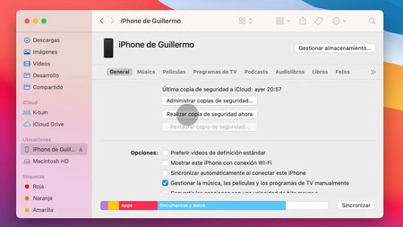Mac で iPhone のバックアップ コピーを作成するには、わずか数分しかかかりません