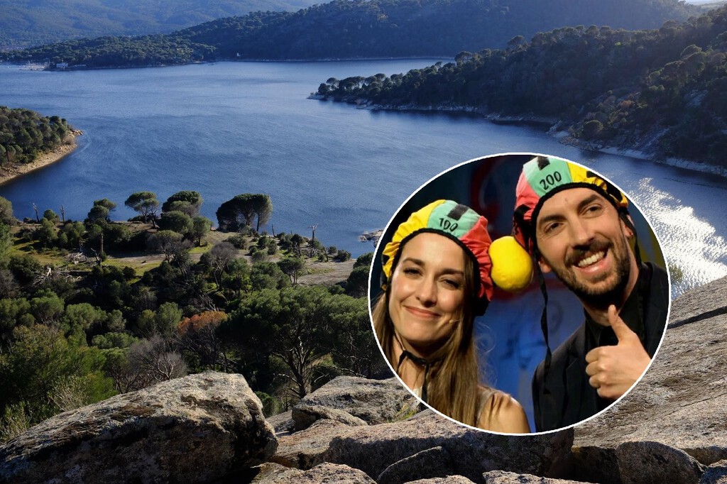 El refugio de David Broncano y Silvia Alonso a una hora de Madrid: playas con 14 km navegables, carnes a la brasa y vinos de primera
