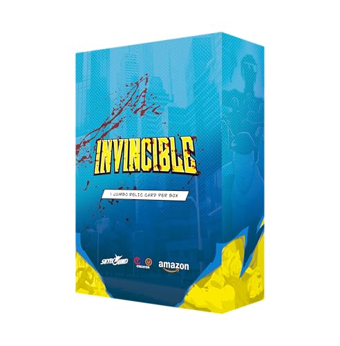 Invincible Season 1 Collection - Caja ciega – 1 tarjeta jumbo de 5 x 7 pulgadas con licencia oficial de cómics – Reliquias de cómics