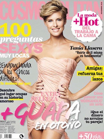 Tania Llasera, a la conquista del papel couché