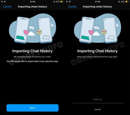 WaBetaInfo のスクリーンショット