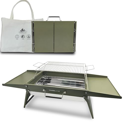 Charmline 51 * 35cm Barbacoa de Carbón Portátil Plegable