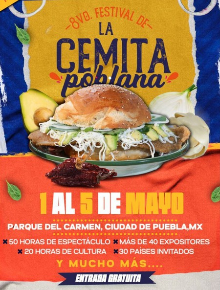 Prepárate porque ya viene el Festival de la Cemita Poblana 2026 para probar tu estómago: fechas, sede y qué hacer