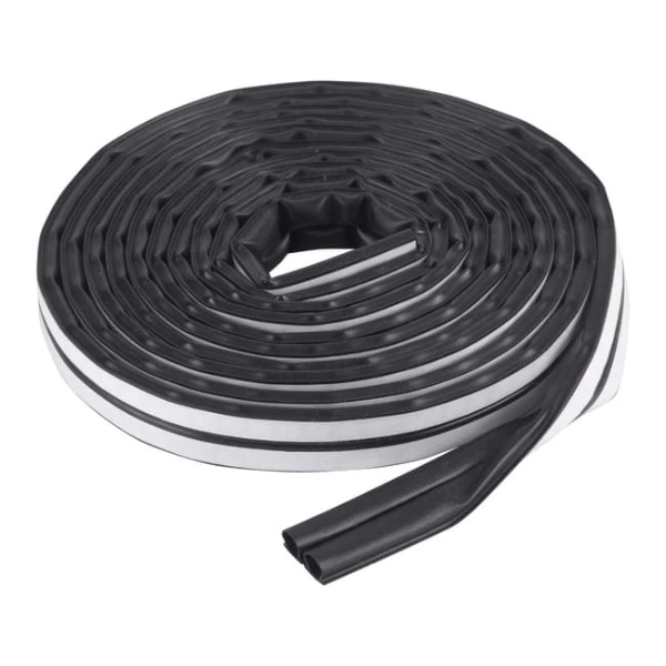 Burlete negro termoplástico para puerta y ventana
