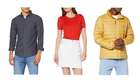 Ofertas en tallas sueltas de camisas, pantalones y chaquetas Levi's en Amazon