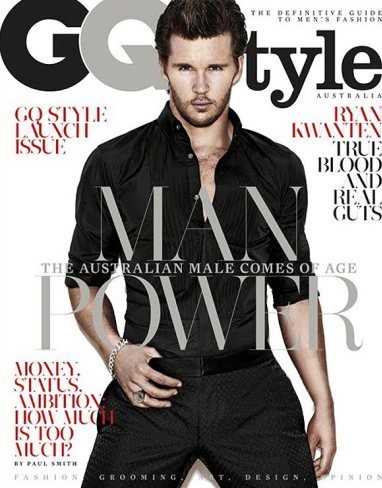 Ryan Kwanten está para dejar que te muerda y te chupe la sangre en GQ Style