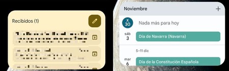 Gmail Y Calendario Widgets