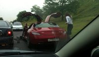 Dolorpasión™: Choca en Rusia el primer Mercedes SLS AMG